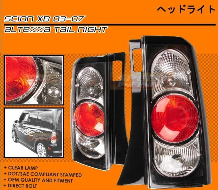 Black Clear Taillights