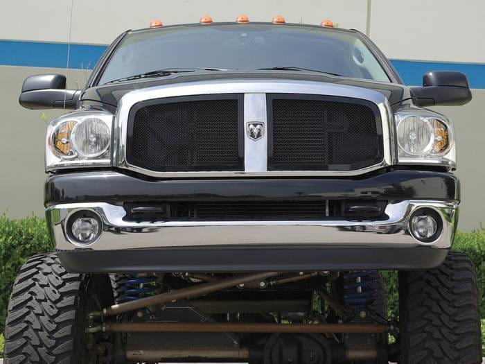 Dodge Ram T-Rex Upper Class Mesh Grille - All Black - 2PC - 51467