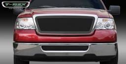 Ford F150 T-Rex Upper Class Mesh Grille - All Black - Full Opening Flush Mount - 51556