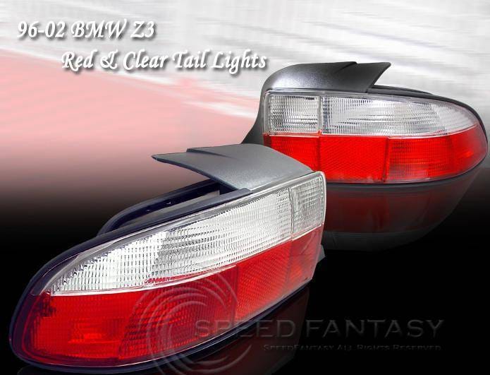 Convertible Red Clear Taillights