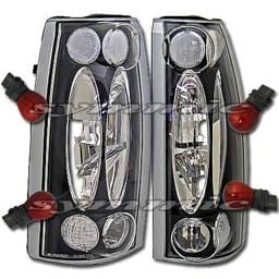 Euro Black Clear Taillights