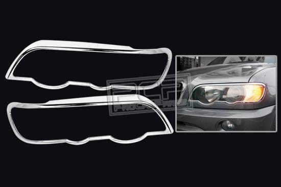 CHROME HEADLIGHTS TAIL LIGHTS TRIM thumbnail 2