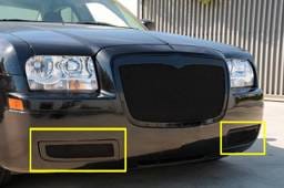Chrysler 300 T-Rex Upper Class Mesh Bumper Grille - All Black - 52472