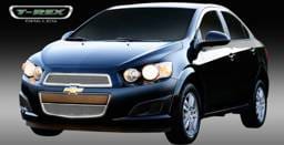 Chevrolet Sonic T-Rex Upper Class Polished Stainless Mesh Grille - 2PC - 54132