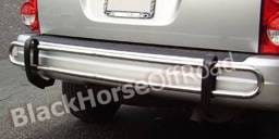 Chrysler Aspen Black Horse Rear Bumper Guard - Double Tube