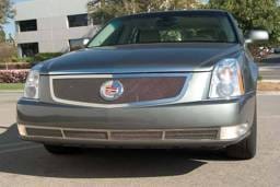 Cadillac DTS T-Rex Upper Class Polished Stainless Mesh Grille with Recessed Logo Area - 54188