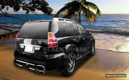 Lexus GX Black Horse Rear Bumper Guard - Double Tube