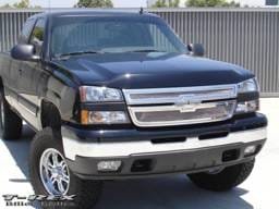 Chevrolet Silverado T-Rex Upper Class Polished Stainless Mesh Grille - 2PC Style - 54106