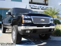 Chevrolet Silverado T-Rex Upper Class Polished Stainless Mesh Grille - 1PC - 54107