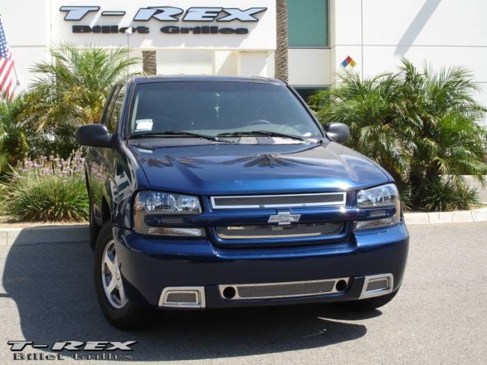 Chevrolet Trail Blazer T-Rex Upper Class Polished Stainless Mesh Grille - 54284