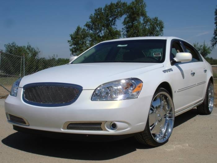 Buick Lucerne T-Rex Upper Class Polished Stainless Mesh Grille with Formed Mesh Center - 54391