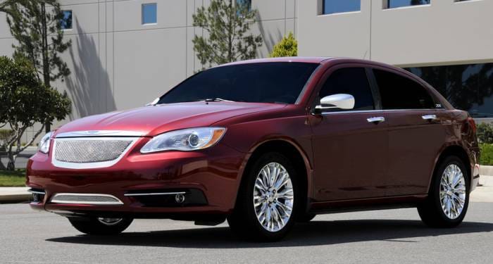 Chrysler 200 T-Rex Upper Class Polished Stainless Mesh Grille with Formed Mesh Center - 54408