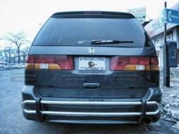 Honda Odyssey Black Horse Rear Bumper Guard - Double Tube