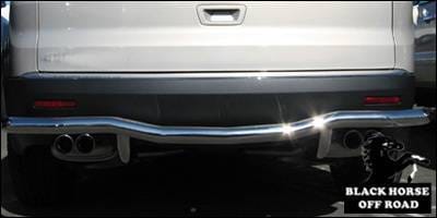 Saturn Outlook Black Horse Rear Bumper Guard - Single Tube