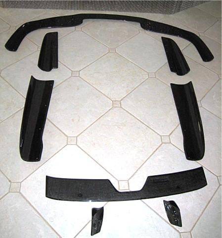 Carbon Fiber Body Kit 8 piece H type thumbnail 4