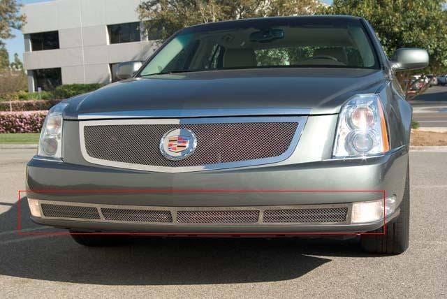 Cadillac DTS T-Rex Upper Class Polished Stainless Bumper Mesh Grille - 55188