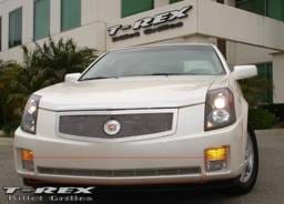 Cadillac CTS T-Rex Upper Class Polished Stainless Bumper Mesh Grille - 55192
