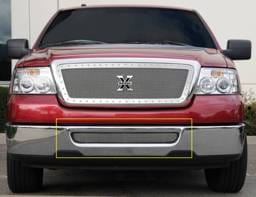 Ford F150 T-Rex Upper Class Polished Stainless Bumper Mesh Grille - 55552
