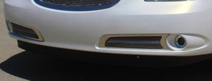 Buick Lucerne T-Rex Upper Class Polished Stainless Bumper Mesh Grille - 2PC - 55391