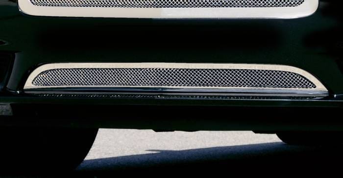 Dodge Charger T-Rex Upper Class Polished Stainless Mesh Bumper Grille with Formed Mesh Center - 55442