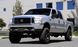Ford Excursion T-Rex X-Metal Series Grille Assembly - Chrome Shell with All Black Mesh and X-Metal Logo - 6705701
