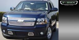 Chevrolet Suburban T-Rex X-Metal Series Studded Main Grille - Polished Stainless Steel - 2PC Style - 6710510