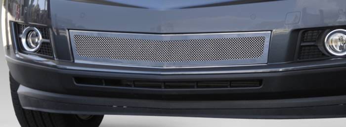 Cadillac SRX T-Rex Upper Class Mesh Bumper Grille - Overlay - Full Opening - Chrome - 57186