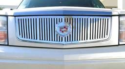 Cadillac Escalade T-Rex Vertical Platinum Series Grille - Polished Aluminum CNC Cut - 61181