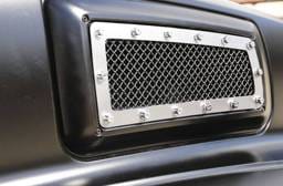 Chevrolet Kodiak T-Rex X-Metal Series Side Vent Studded Grille - Polished Stainless Steel - 6710840