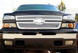 Chevrolet Silverado T-Rex X-Metal Series Studded Main Grille - Polished Stainless Steel - 2PC Style - 6711060