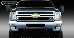 Chevrolet Silverado T-Rex X-Metal Series Studded Main Grille - All Black - 2PC Style - 6711141