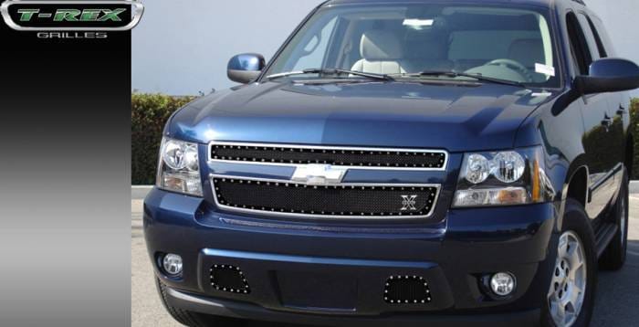 Chevrolet Suburban T-Rex X-Metal Series Studded Main Grille - All Black - 2PC Style - 6710511