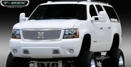 Chevrolet Suburban T-Rex X-Metal Series Studded Main Grille - Polished Stainless Steel - Custom - 1PC Style - 6710520