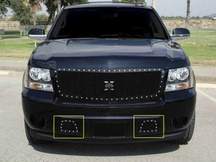 Chevrolet Suburban T-Rex X-Metal Series Studded Bumper Grille - All Black - 6720511