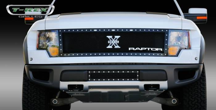 Ford F150 T-Rex X-Metal Grille with 15 Inch Anodized Aluminum Raptor Emblem - Black - 6715661 thumbnail 3