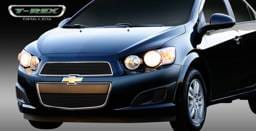 Chevrolet Sonic T-Rex Billet Grille Overlay - All Black - 2PC - 21132B