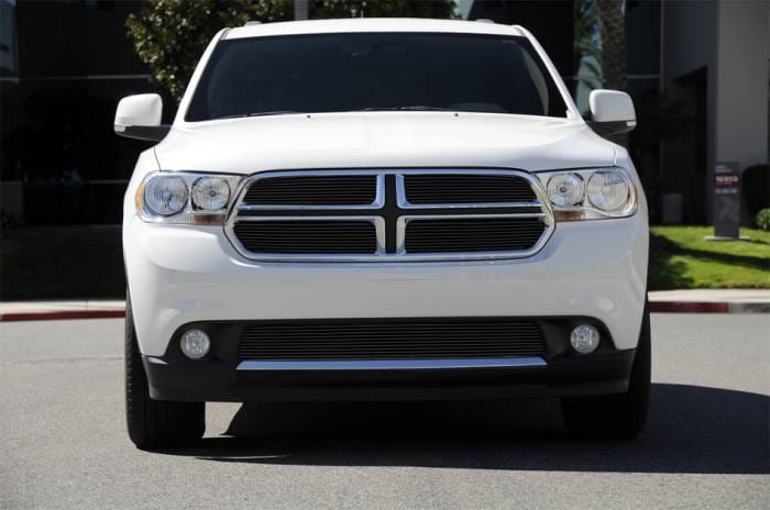 Dodge Durango T-Rex Billet Grille Overlay - Bolt On - All Black - 4PC - 21491B