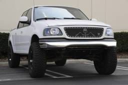 Ford F150 T-Rex Urban Assault Grunt Studded Main Grille with Soldier - Black OPS Flat Black - 7115806
