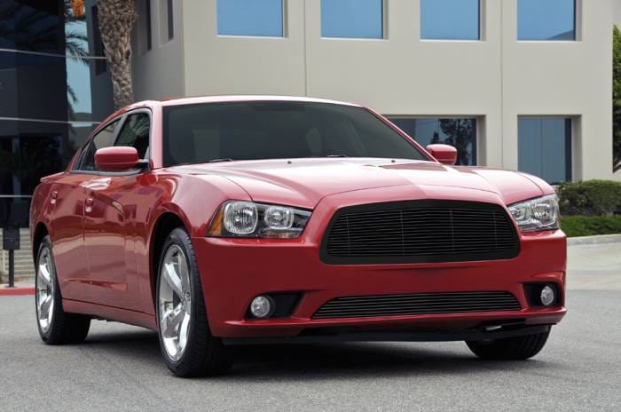 Dodge Charger T-Rex Billet Grille with Frame - All Black - 1PC - 20442B