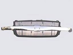 Chevrolet Silverado Street Scene Chrome & Black Grille Shell with 4mm Billet Grille - 950-75456