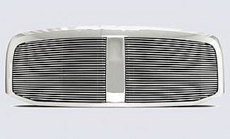 Dodge Ram Street Scene Custom Chrome Grille Shell with 4mm Billet Grille - 950-75519