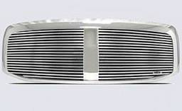Dodge Ram Street Scene Custom Chrome Grille Shell with 8mm Billet Grille - 950-75520