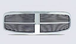 Dodge Durango Street Scene Chrome Grille Shell with Polished 4mm Billet Grille - 950-75521