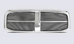 Dodge Ram Street Scene Chrome Grille Shell with 4mm Polished Billet Grille - 950-75522