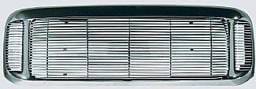 Ford F350 Street Scene Chrome Grille Shell with 4mm Polished Billet Grille - 950-75572