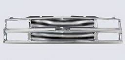 Chevrolet Tahoe Street Scene Chrome Grille Shell with 8mm Billet Grille - 950-75546