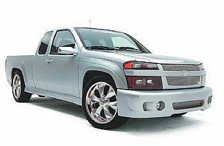 Chevrolet Colorado Street Scene Satin Aluminum Grille for Generation 1 Bumper Cover - 950-77243 thumbnail 2