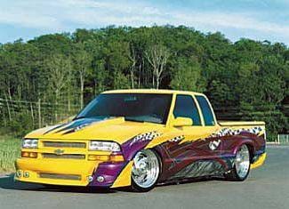 Chevrolet S10 Street Scene Main Grille with Lattice Type Grille Shell - 950-77220 thumbnail 2
