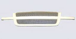 Chevrolet Silverado Street Scene Paintable Custom Grille Shell with Satin Aluminum Grille - 950-77555