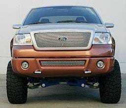 Ford F150 Street Scene Satin Aluminum Grille for Generation 1 Bumper Cover - 950-77833